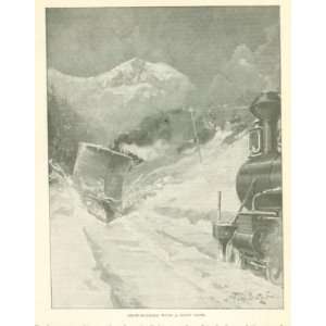   1896 Rocky Mountain Snow Plows Union Pacific Railroad 