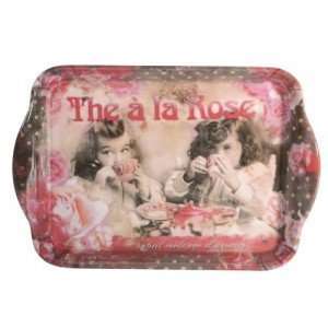 French Extra Small Tray The a la Rose