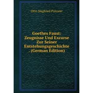  . (German Edition) Otto Siegfried Pniower Books