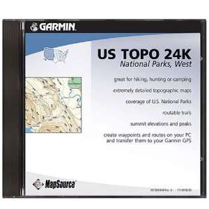  Garmin US Topo 24K National Parks West Electronics