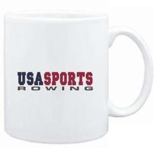 Mug White  USA SPORTS Rowing  Sports:  Sports & Outdoors