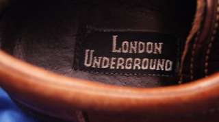 London Underground Brown Oxford 10 m Mens Casual Shoes  