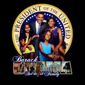  Obama 1st Family round Button Arts, Crafts & Sewing