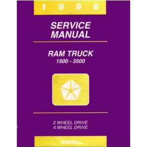   : 1996 DODGE 1500 3500 RAM TRUCK Shop Service Manual: Everything Else