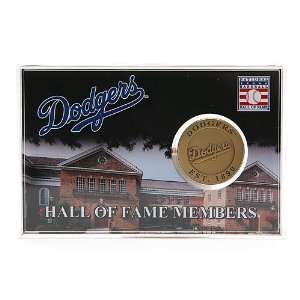  Angeles Dodgers Hall of Fame Members Card & Coin