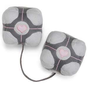  Official Valve Portal Weighted Companion Cube Fuzzies 