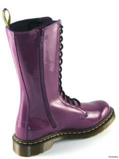 NEW Doc Dr. Martens 1B99 GRAPE Purple 14i Zip Boots UK 7 US 9  