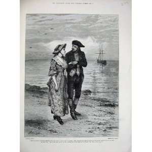  Mabel Parr 1882 Man Woman Romance Ship Sea Fine Art: Home 