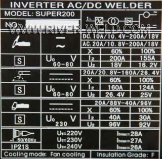 aluminium IGBT TIG+AC DC +ARC+ plasma cuter 4 functions super200P 