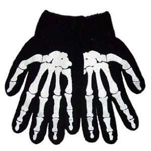 Skeleton Knit Black Gloves Bones: Everything Else