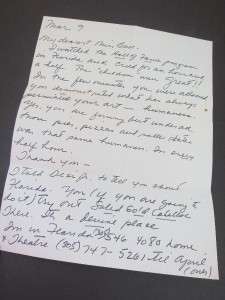 Lucille Ball I LOVE LUCY handwritten letter from Charles Nelson Reilly 