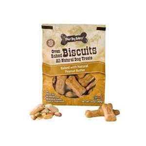  Three Dog Bakery Peanut Butter Biscuit 16 oz. Pet 