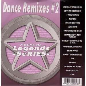  LEGENDS Karaoke CDG DANCE REMIXES #2 Music CD: Musical 