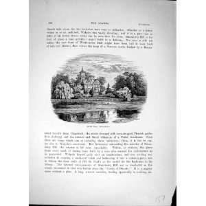  PopeS Villa Twickenham River Thames 1885 Cassell Print 
