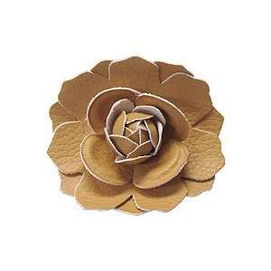  Faux Leather Rose Salon Pin Beauty