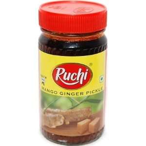 Ruchi Mango Ginger Pickle   300g  Grocery & Gourmet Food
