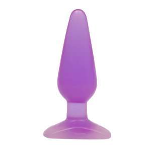  Doc Johnson Medium Purple Crystal Jellie Butt Plug: Health 