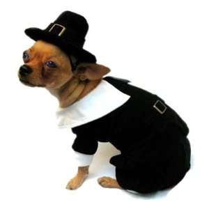 Halloween Pilgrim Boy Dog Costume: Toys & Games