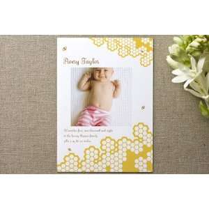 Baby Bee Birth Announcements
