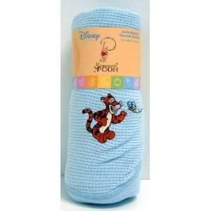  Sincerely Pooh Tigger Embroidered Thermal Blanket Baby