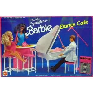  BARBIE and THE BEAT DANCE CAFE Playset w Baby GRAND PIANO 