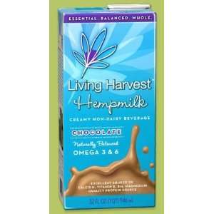Hempmilk   Chocolate Hemp Milk   32 Fluid Ounces   Living Harvest 