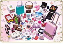 Re ment Girls in the City OL Office Stationery Full Set  