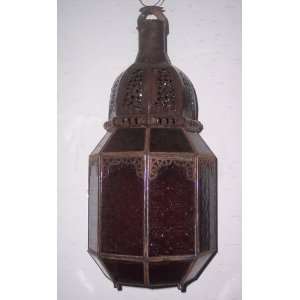   Large Lantern Red By Treasure Of Morocco 