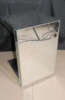 Art Deco Mirrored Side Table Cocktail  