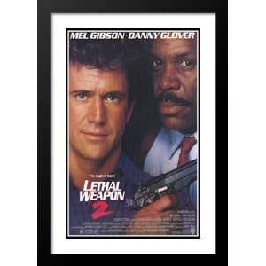 Lethal Weapon 2 32x45 Framed and Double Matted Movie Poster   Style A