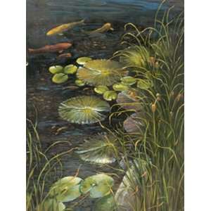  Lunden   Koi Pond Size 36x27 by Elise Lunden 27x36: Home 