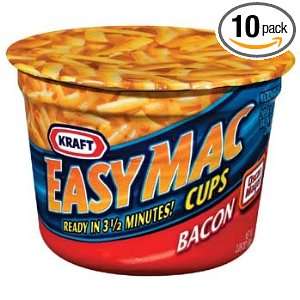 Kraft Easy Mac with Bacon, 2.05 Ounce Grocery & Gourmet Food