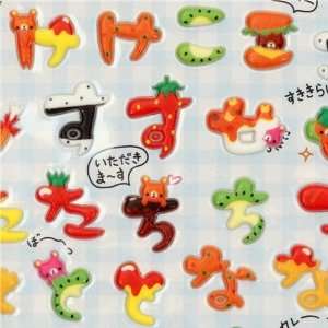  Japanese characters ABC sponge sticker Toys & Games