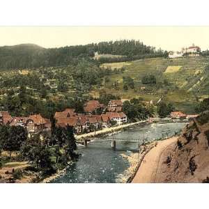     Eberstein Castle and the Murg Baden Baden Baden Germany 24 X 18.5