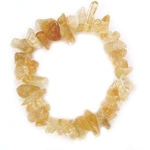  CITRINE   Chunky Chip Stone Stretch Bracelet Health 