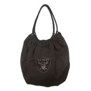    Oakland Raiders Canvas and Crystal Team Tote Bag