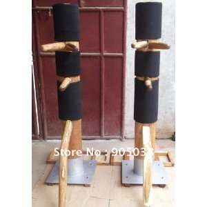  standing ving tsun wooden dummy with: Sports & Outdoors