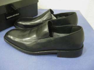 Mens Black Banana Republic Turnstyle Loafers Shoes (Size 9.5) MINT NEW 