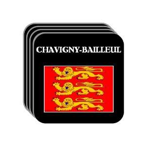   Upper Normandy)   CHAVIGNY BAILLEUL Set of 4 Mini Mousepad Coasters