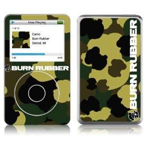     5th Gen  Burn Rubber  Green Camo Skin: MP3 Players & Accessories