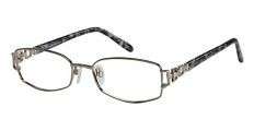 Tura Womens Eyeglasses 527 Gunmetal / Black Marble 53 17 140  
