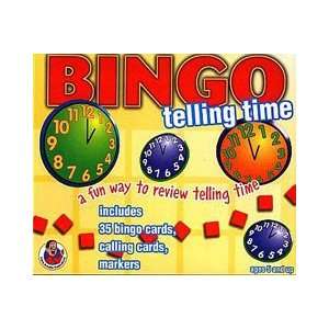  Bingo Telling Time Ages 5 & Up Toys & Games