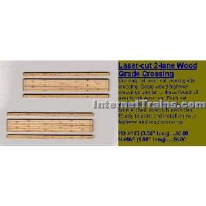  Blair Line N Scale Wood Grade Crossing Kit   Two Lane 