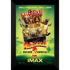  Madagascar: Escape 2 Africa 27x40 FRAMED Movie Poster 