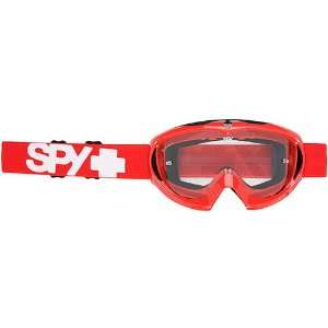 Spy Optic Red Targa II Motocross/Off Road/Dirt Bike Motorcycle Goggles 