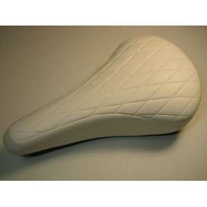   padded bicycle seat saddle   Troxel style   WHITE: Sports & Outdoors