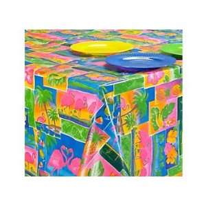  Tropix Flamingo Fever Vinyl Tablecloth