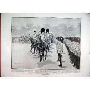   1903 Kings Birthday Riding Horse Royal Trooping Colour: Home & Kitchen