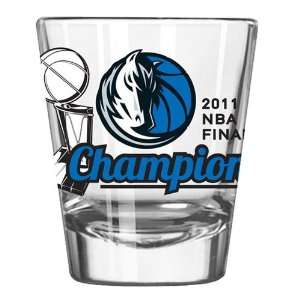   2011 NBA Champions 2oz. Satin Etch Shot Glass 