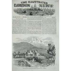  1849 Balmoral Castle Queen Highland Residence Scotland 